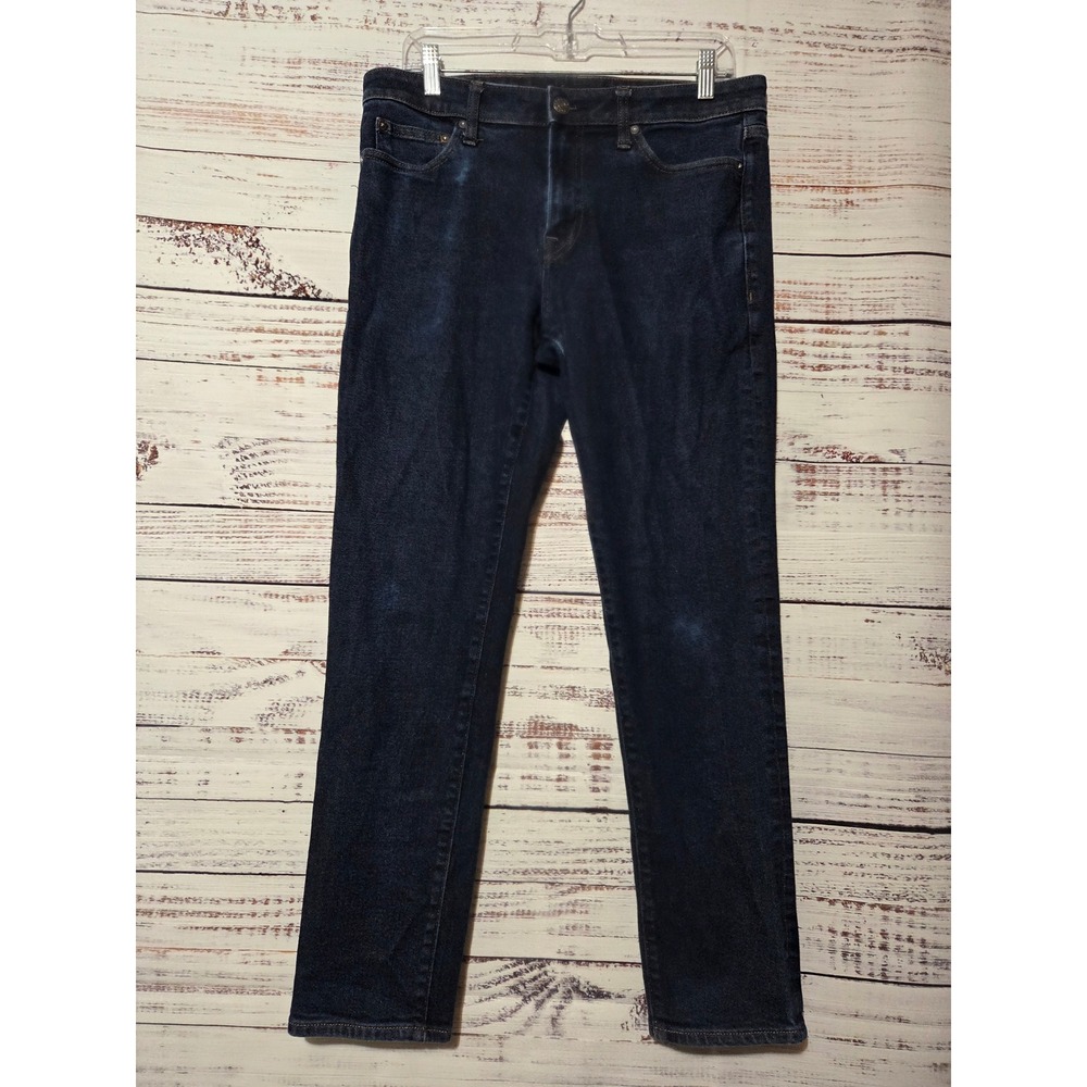 Express Relaxed Slim Stretch Jeans Mens 32x32 Dark Wash Indigo Denim Pants